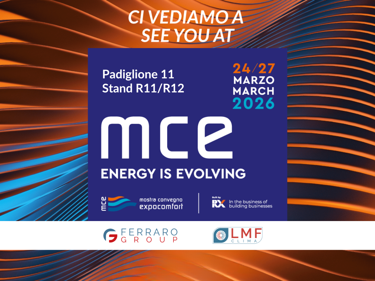 FERRARO LMF CLIMA a mostra convegno expocomfort 2026 Rho Fiera Milano